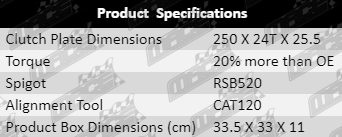 Clutch-Kit-Navara-CLK638-Product-Specifications