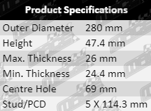 Brake-Rotors-Sportage-BRK6144-Product-Specifications.