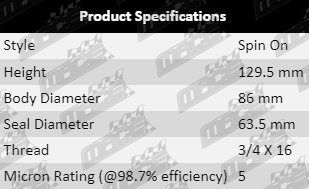 Fuel-Filter-Prado-FF485-Product-Specifications