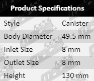 Secondary-Fuel-Filter-Landcruiser-FF484-Specification_Table