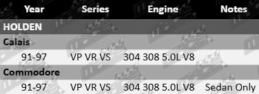 Redback 2.5" Catback Performance Exhaust System for Holden 304, 308 5.0L V8 engines