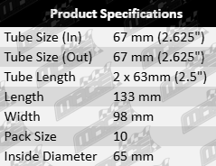 Redback 2.5-inch catback exhaust system for Holden Commodore VY Ecotec L36 3.8L V6 Wagon – High-performance stainless steel exhaust upgrade.