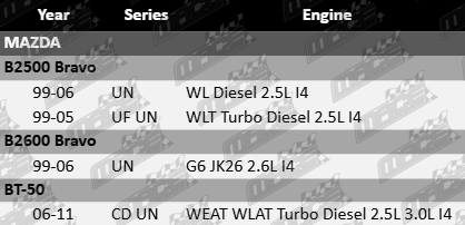 TAG Heavy Duty Tow Bar with No Rear Step for Mazda UN UF CD WL WLT G6 JK26 WEAT WLAT Turbo Diesel 2.5L 2.6L 3.0L
