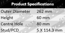  "ULTIMA Rear Solid Disc Brake Rotor Set for Mitsubishi 4B11 4B12 6B31 2.0L 2.4L I4 Models - High-Performance Braking"