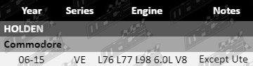 Redback 3-inch Dual Exhaust System for Holden Commodore VE L76 L77 L98 6.0L V8 (Not for Ute)