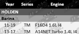Standard Right Engine Mount for Holden Barina TM with F16D4 and A14NET Turbo 1.4L, 1.6L I4 engines