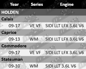Stage 1 Engine Rebuild Kit for Holden VE VF WM SIDI LLT LFX 3.6L V6