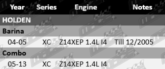 DAYCO Timing Chain Kit for Holden Z14XEP 1.4L Inline 4 Cylinder Engine
