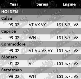 Stage 1 Engine Rebuild Kit to suit Holden VT, VU, V2, VX, VY, WH with LS1 5.7L V8 engine