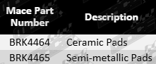 "Ultima front ceramic brake pad set for Mazda CX-5 KE KF PE-VPS PY-VPS PY SH-VPTS SH-VPTR twin turbo diesel 2.0L 2.2L 2.5L I4 models"