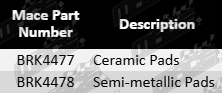 ULTIMA Front Brake Pads with Rectangular Slot for Mazda G6 WLAT WEAT 2.5L 2.6L 3.0L I4