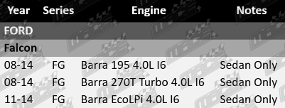 tag-standard-duty-tow-bar-wiring-kit-without-factory-reverse-sensors-to-suit-ford-falcon-fg-barra-195-ecolpi-270t-turbo-4-0l-i6-sedan-only