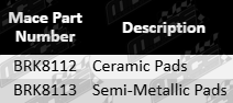 Ultima Rear Ceramic Brake Pad Set for Volkswagen Passat B5 BDN 4.0L W8 Wagon