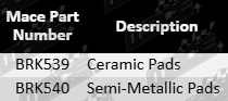 Ultima Rear Brake Pads for Audi TT 8J CEPA CEPB 2.5L I5