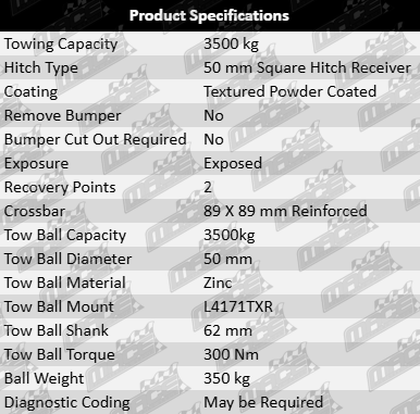 tag-extreme-recovery-xr-tow-bar-wiring-kit-volkswagen-amarok-nf-dxva-dxkb-dxka-twin-turbo-diesel-ps