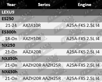 AJUSA MLS Cylinder Head Gasket for Lexus A25A-FKS 2.5L Inline 4 Cylinder Engine