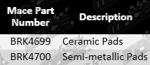 Ultima Front Ceramic Brake Pad Set for Ford Mondeo MA MB MC AOBA AOB SEBA SEB TNBA D4204T AZBA QXBA TXBA 2.0L 2.3L Inline 4 Engine