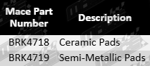 Ultima rear ceramic brake pad set compatible with LDV T60 SC28R150Q5 SC20M163 SC20M218 twin turbo diesel 2.0L and 2.8L I4 engines