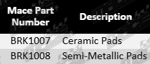 ULTIMA rear brake pad set for Audi S8 D3 BSM 5.2L V10