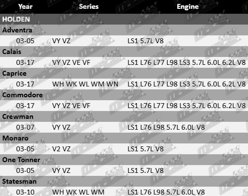 20mm camshaft bearing set for Holden VY V2 VZ VE VF WH WK WL WM WN with LS1 L76 L77 L98 LS3 5.7L 6.0L 6.2L V8 engine