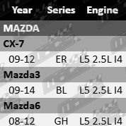 AJUSA Cylinder Head Gasket compatible with Mazda ER, BL, GH L5 2.5L I4 models – reliable sealing solution for efficient performance