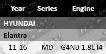 2x Ultima rear wheel bearing kit for Hyundai Elantra MD G4NB 1.8L I4