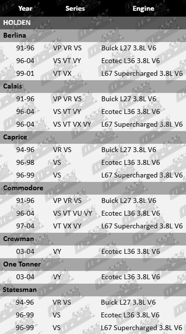 ACL 18.30mm conrod bearing set for Holden VP VR VS VT VU VX VY 3.8L V6