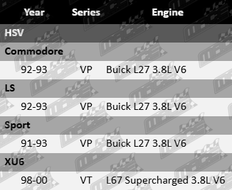 ACL 18.30mm conrod bearing set for HSV VP VT Buick L27 L67 3.8L V6