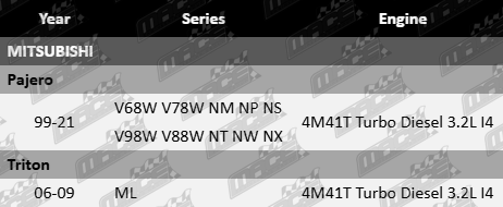 AJUSA rocker cover gasket Mitsubishi 4M41T 3.2L turbo diesel