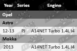 AJUSA rocker cover gasket for Opel PJ A14NET turbo 1.4L inline 4 engine