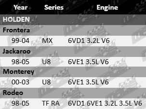 Mace exhaust manifold gasket set for Holden MX U8 TF RA 6VD1 6VE1 3.2L 3.5L V6 engine