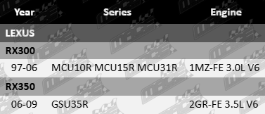 Pair of Ultima front wheel bearings to suit Lexus with 1MZ-FE and 2GR-FE 3.0L and 3.5L V6 engines