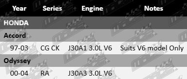 Platinum rocker cover gasket for Honda CG CK RA J30A1 J30A3 3.0L V6 engine