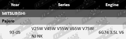 Platinum rocker cover gasket for Mitsubishi Pajero V25W V45W V55W V65W V75W NJ NK with 6G74 3.5L V6 engine