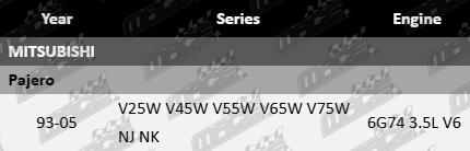 Platinum rocker cover gasket set for Mitsubishi Pajero V25W V45W V55W V65W V75W NJ NK 6G74 3.5L V6 engine