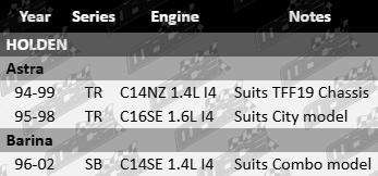 Ultima front vented disc brake rotor set for Holden TR SB with C14NZ, C16SE, C14SE engines – 1.4L and 1.6L I4