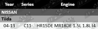 Ultima Front Left Gas Shock Absorber for Nissan Tiida C11 HR15DE MR18DE 1.5L 1.8L I4 Engine