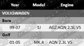 Ultima front wheel bearing kit for Volkswagen 1J MK4 with AGZ and AQN 2.3L V5 engines