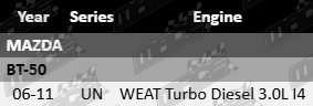 Ultima rear shock absorbers for Mazda BT-50 3.0L turbo diesel UN WEAT