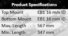 Ultima rear heavy duty shock absorber to suit Ford Courier PB PC PD PE PG PH G6 R2 WL WLAT turbo diesel 2.2L 2.5L 2.6L I4 cylinder