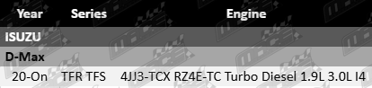 Ultima rear heavy duty shock absorber for Isuzu D-MAX TFR TFS 4JJ3-TCX RZ4E-TC 1.9L 3.0L turbo diesel