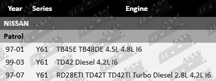 Ultima rear wheel bearing kit for Nissan Patrol Y61 TB45E TB48DE TD42 RD28ETI TD42T TD42TI 2.8L 4.2L 4.5L 4.8L I6 Turbo Diesel