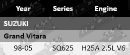 Ultima rear wheel bearing kit for Suzuki Grand Vitara SQ625 H25A 2.5L V6