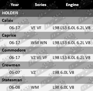 VRS gasket set and head bolts for Holden L98 LS3 6.0L 6.2L V8