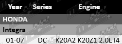 2 X Ultima rear wheel bearing kit suitable for Honda Integra DC with K20A2 K20Z1 2.0L I4 engine replacement