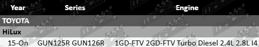 Pair of front CV drive shafts for Toyota Hilux GUN125R GUN126R 1GD-FTV 2GD-FTV turbo diesel 2.4L 2.8L