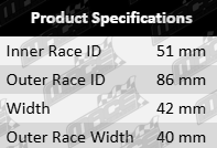 Pair of Ultima Front Wheel Bearings to suit Honda RM RE RB K24A K24Z1 K24Z9 R20A5 N22A2 N16A4 N22B4 K24A6 K24Z2 1.6L 2.0L 2.2L 2.4L I4