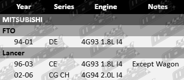 Platinum Rocker Cover Gasket for Mitsubishi DE CE CG CH 4G93 4G94 1.8L 2.0L I4