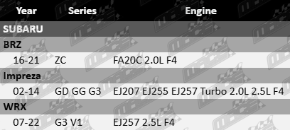 ULTIMA Front Ceramic Brake Pad Set to suit Subaru ZC GD GG G3 V1 FA20C EJ207 EJ255 EJ257 Turbo 2.0L 2.5L F4
