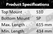 Ultima front gas shock absorber to suit Ford Falcon FG FG X Barra 195 E-Gas Ecolpi 270T 325T Turbo 4.0L I6